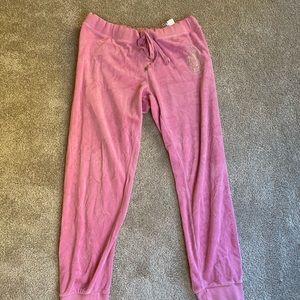 Pink Juicy Velour sweatpants